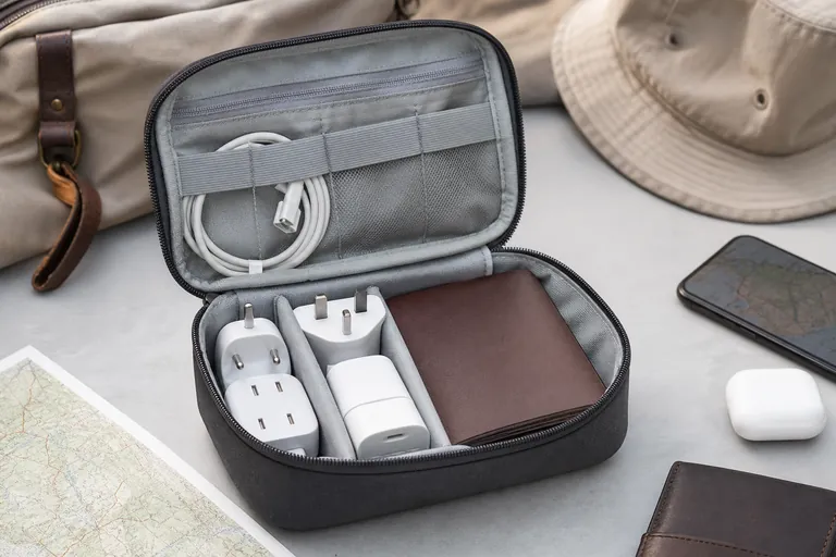 Ceptics China Plug Adapter travel gear scene