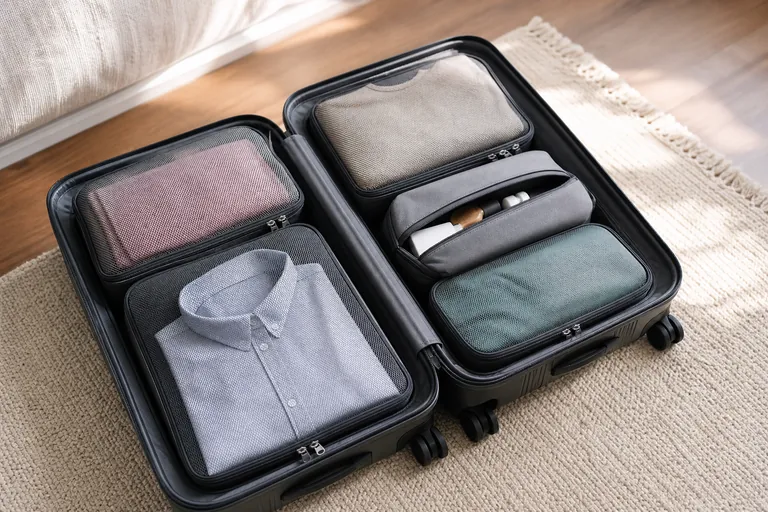 Eagle Creek Pack-It Cubes travel gear scene