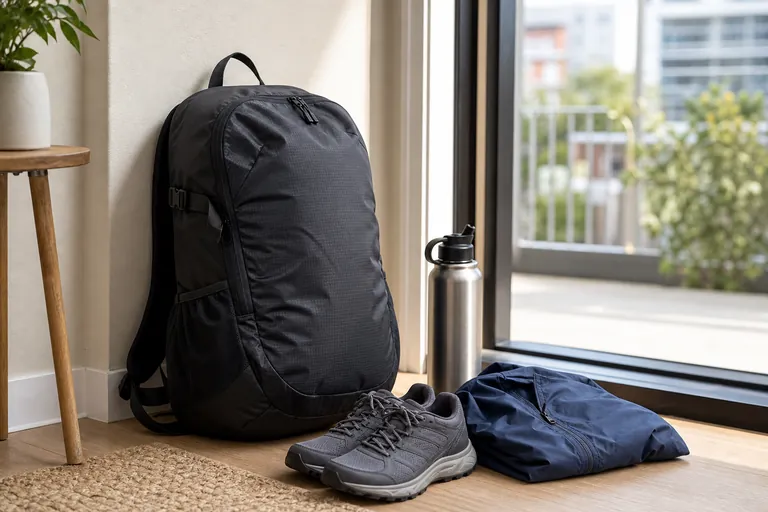 Osprey Daylite Plus travel gear scene