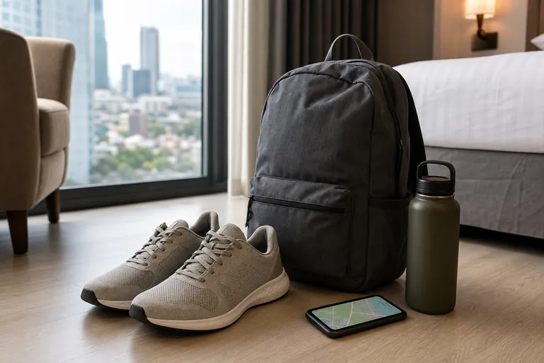 Skechers GO WALK Travel Shoes travel gear scene
