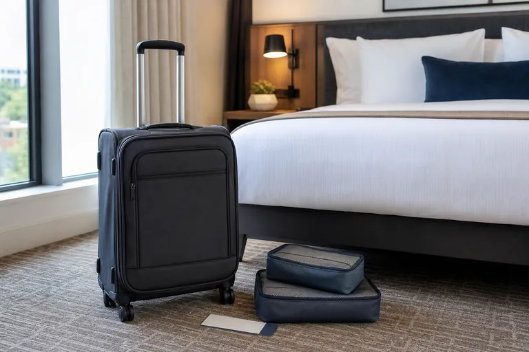 Travelpro Maxlite Carry-On travel gear scene